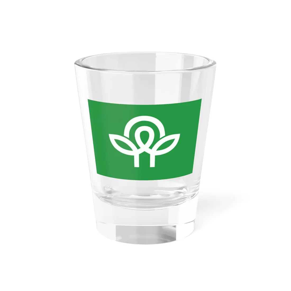 Flag of Tanba Hyogo (Japan) Shot Glass 1.5oz 1.5oz - Go Mug Yourself