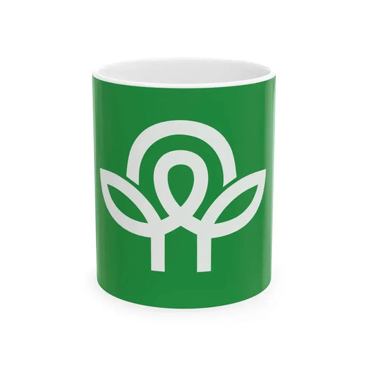 Flag of Tanba Hyogo (Japan) White Coffee Mug 11oz - Go Mug Yourself