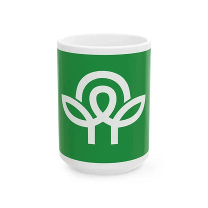 Flag of Tanba Hyogo (Japan) White Coffee Mug 15oz - Go Mug Yourself