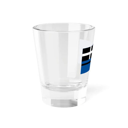 Flag of Tangier Virginia (United States) Shot Glass 1.5oz - Go Mug Yourself