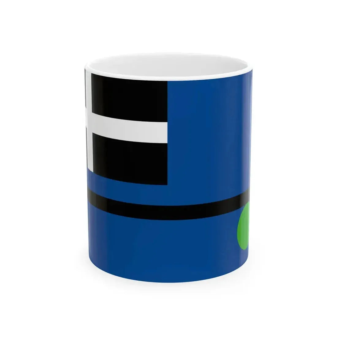 Flag of Tangier Virginia (United States) White Coffee Mug 11oz - Go Mug Yourself