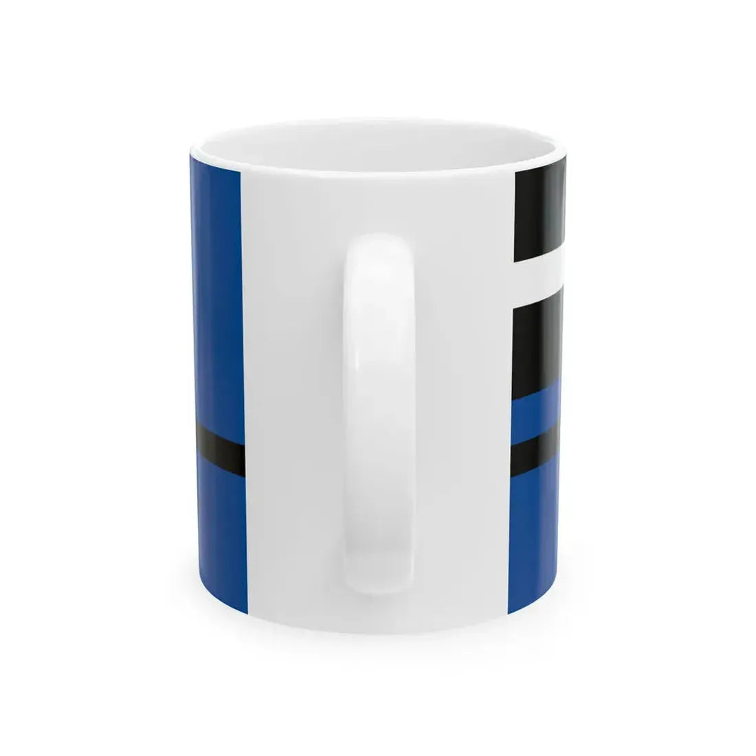 Flag of Tangier Virginia (United States) White Coffee Mug - Go Mug Yourself