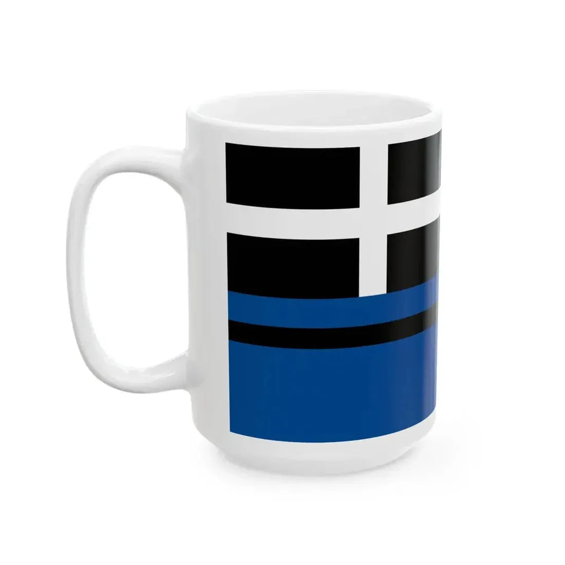 Flag of Tangier Virginia (United States) White Coffee Mug - Go Mug Yourself