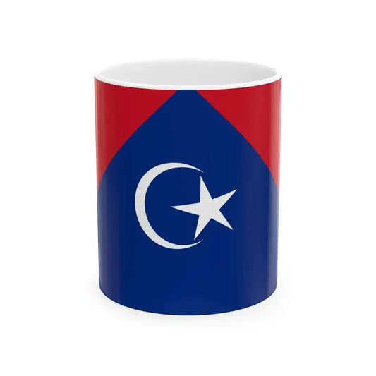 Flag of Tangkak Johor (Malaysia) White Coffee Mug 11oz - Go Mug Yourself