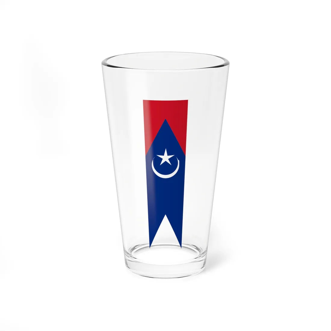 Flag of Tangkak Johor vertical (Malaysia) Pint Glass 16oz 16oz - Go Mug Yourself