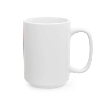 Flag of Tangkak Johor vertical (Malaysia) White Coffee Mug - Go Mug Yourself