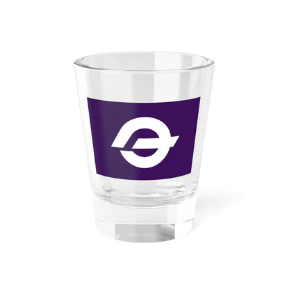 Flag of Tanohata Iwate (Japan) Shot Glass 1.5oz 1.5oz - Go Mug Yourself