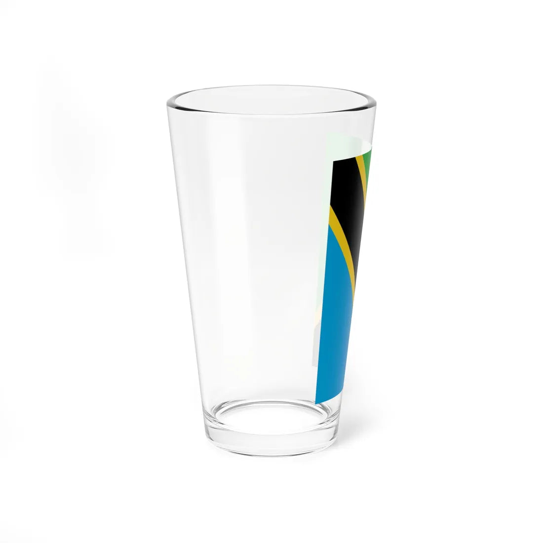 Flag of Tanzania vertical (Tanzania) Pint Glass 16oz - Go Mug Yourself