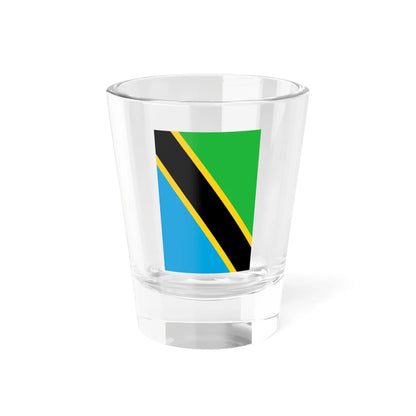 Flag of Tanzania vertical (Tanzania) Shot Glass 1.5oz 1.5oz - Go Mug Yourself