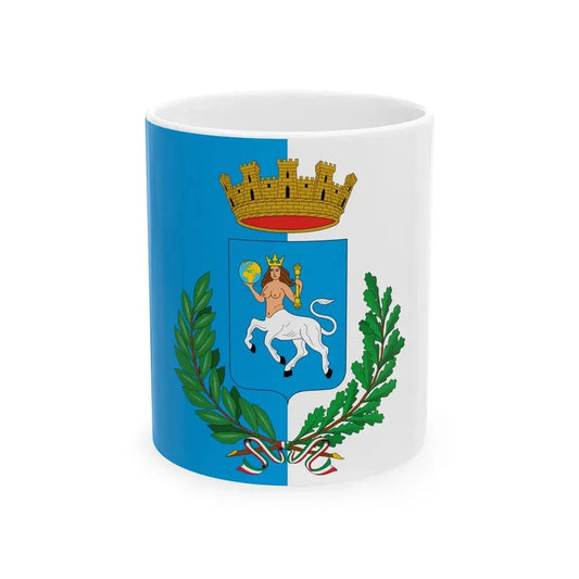 Flag of Taormina (Italy) White Coffee Mug 11oz - Go Mug Yourself