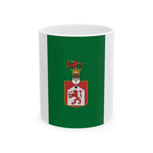 Flag of Tapolca vertical (Hungary) White Coffee Mug 11oz - Go Mug Yourself