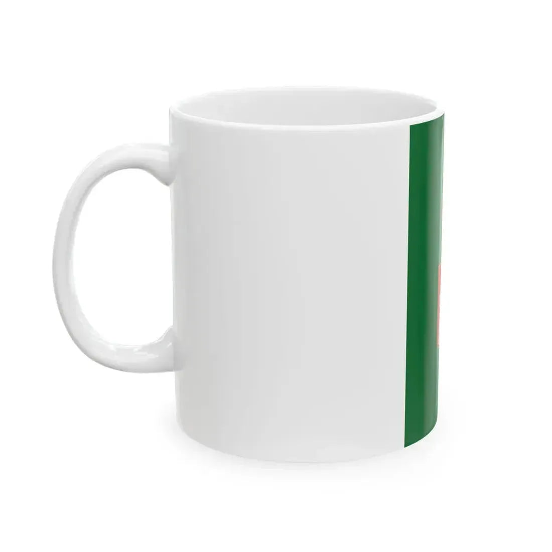 Flag of Tapolca vertical (Hungary) White Coffee Mug - Go Mug Yourself