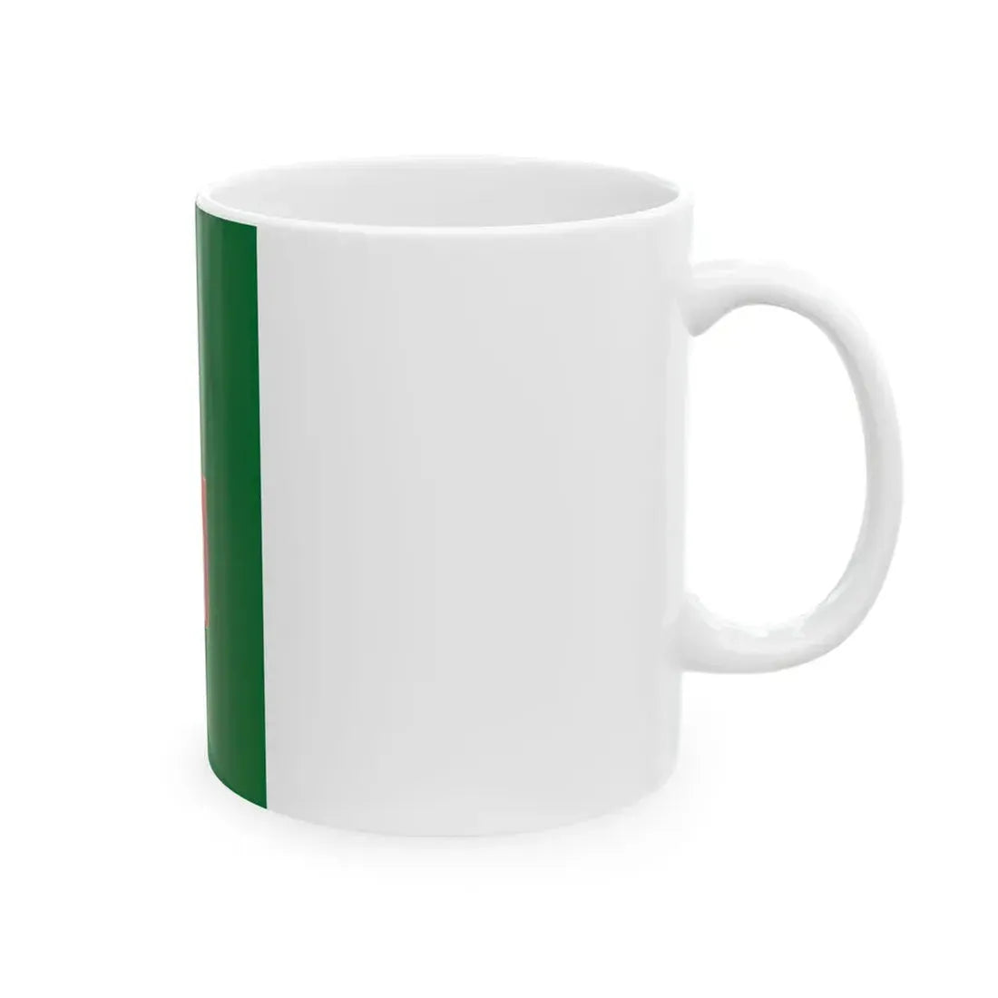 Flag of Tapolca vertical (Hungary) White Coffee Mug - Go Mug Yourself