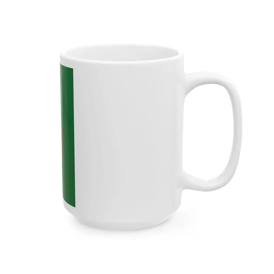 Flag of Tapolca vertical (Hungary) White Coffee Mug - Go Mug Yourself