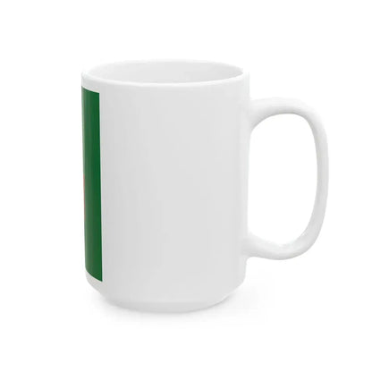 Flag of Tapolca vertical (Hungary) White Coffee Mug - Go Mug Yourself