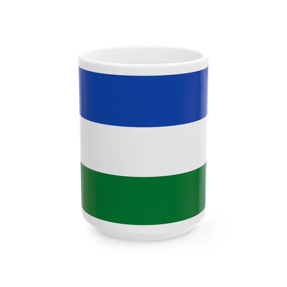 Flag of Taraco Bolivia (Bolivia) White Coffee Mug 15oz - Go Mug Yourself