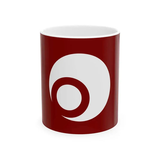 Flag of Taragi Kumamoto (Japan) White Coffee Mug 11oz - Go Mug Yourself