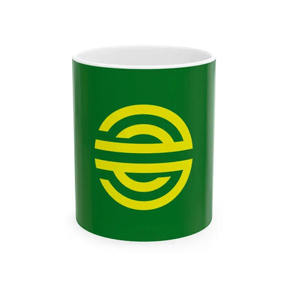 Flag of Tarama Okinawa no text (Japan) White Coffee Mug 11oz - Go Mug Yourself