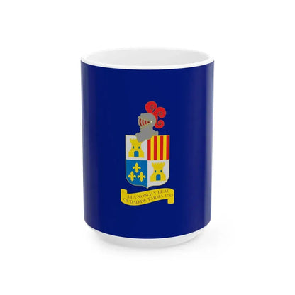 Flag of Tarma (Peru) White Coffee Mug 15oz - Go Mug Yourself