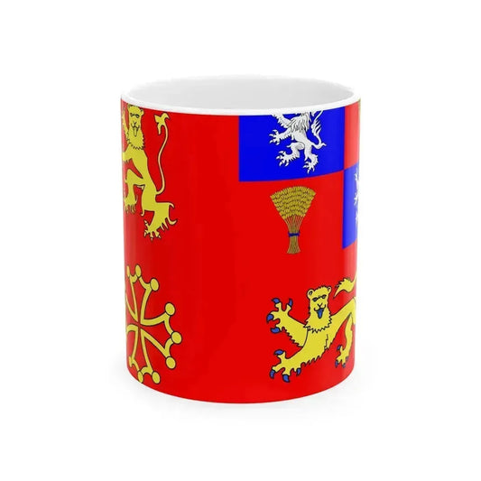 Flag of Tarn-et-Garonne (France) White Coffee Mug 11oz - Go Mug Yourself