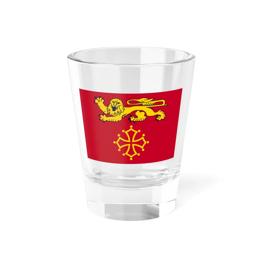 Flag of Tarn-et-Garonne variant (France) Shot Glass 1.5oz 1.5oz - Go Mug Yourself