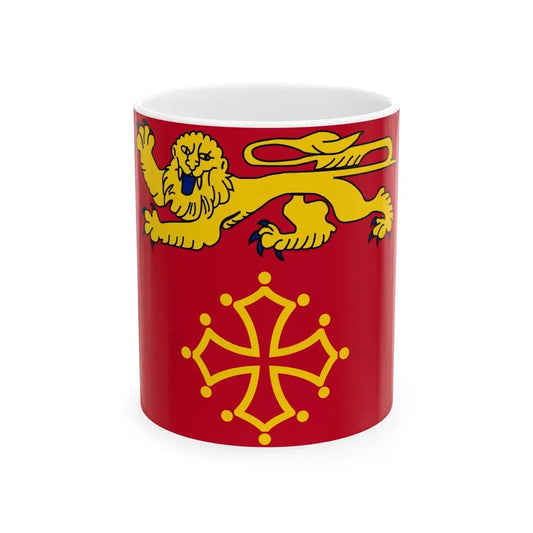 Flag of Tarn-et-Garonne variant (France) White Coffee Mug 11oz - Go Mug Yourself