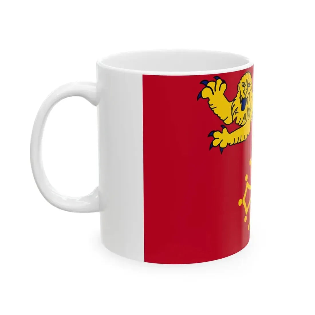 Flag of Tarn-et-Garonne variant (France) White Coffee Mug - Go Mug Yourself