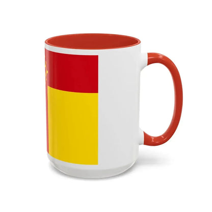 Flag of Tarn France - Accent Coffee Mug - Go Mug Yourself