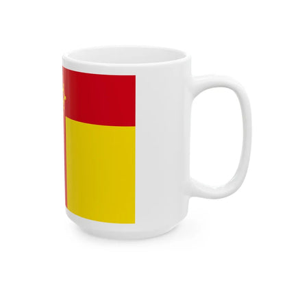 Flag of Tarn France - White Coffee Mug-Go Mug Yourself