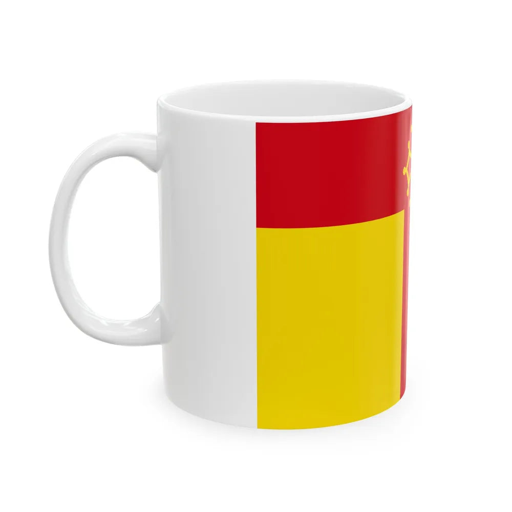 Flag of Tarn France - White Coffee Mug-Go Mug Yourself