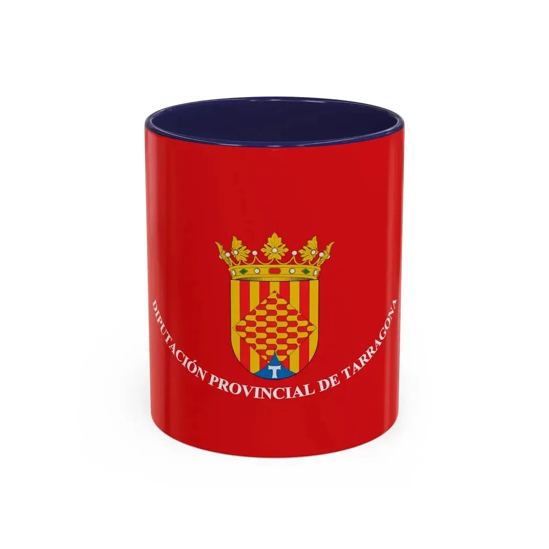 Flag of Tarragona Spain - Accent Coffee Mug 11oz Navy - Go Mug Yourself