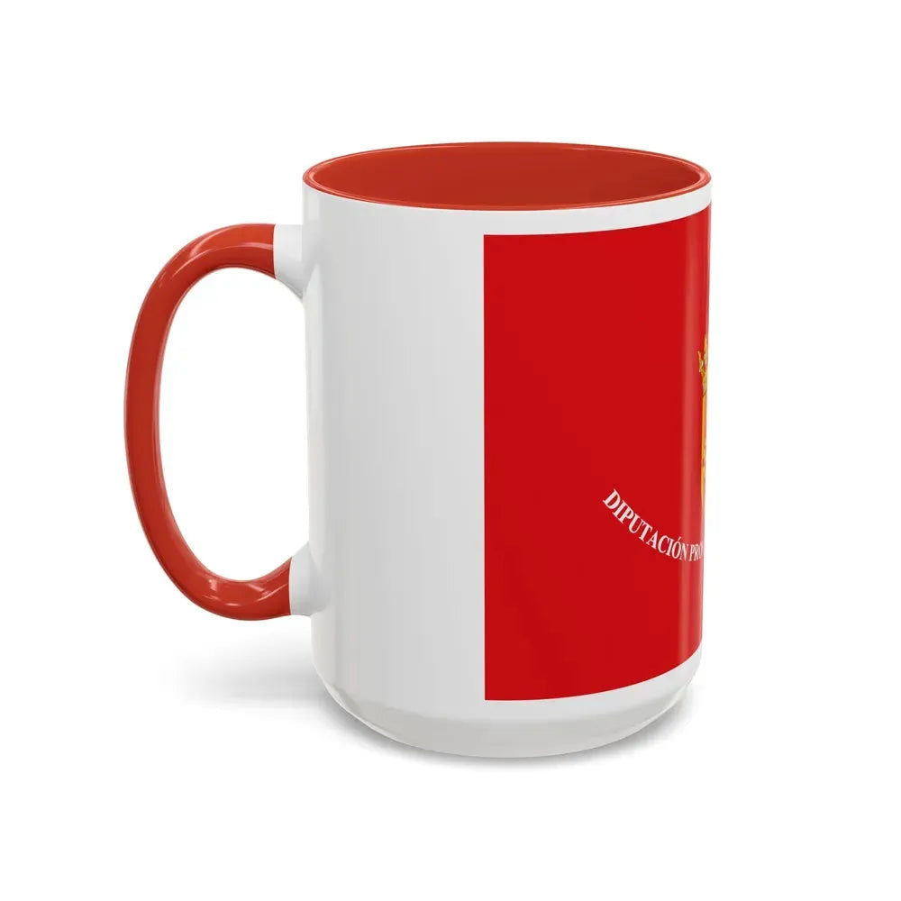 Flag of Tarragona Spain - Accent Coffee Mug - Go Mug Yourself