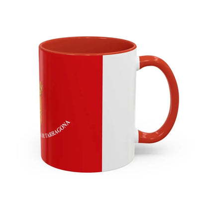 Flag of Tarragona Spain - Accent Coffee Mug - Go Mug Yourself