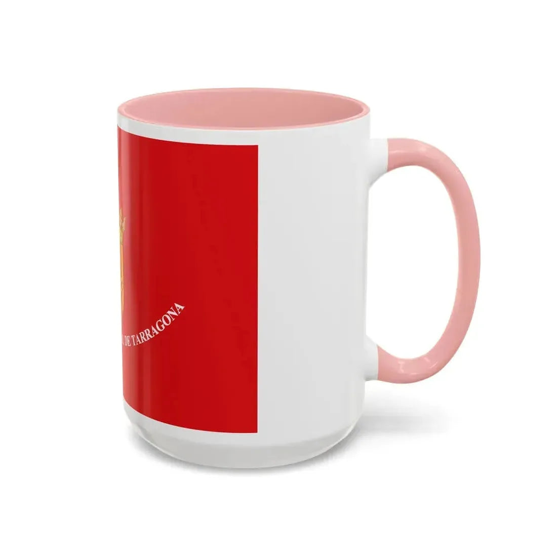 Flag of Tarragona Spain - Accent Coffee Mug - Go Mug Yourself