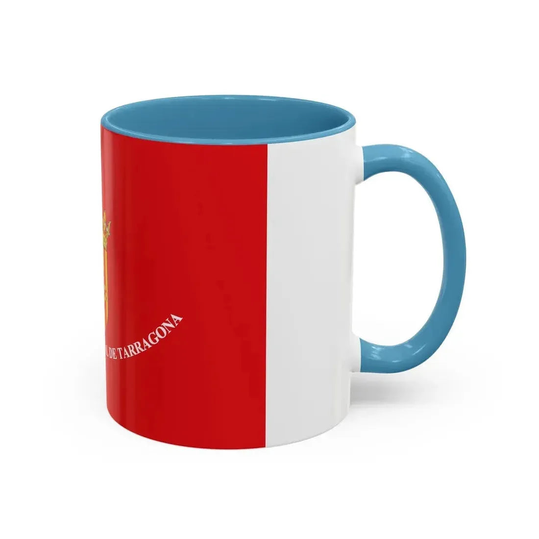 Flag of Tarragona Spain - Accent Coffee Mug - Go Mug Yourself