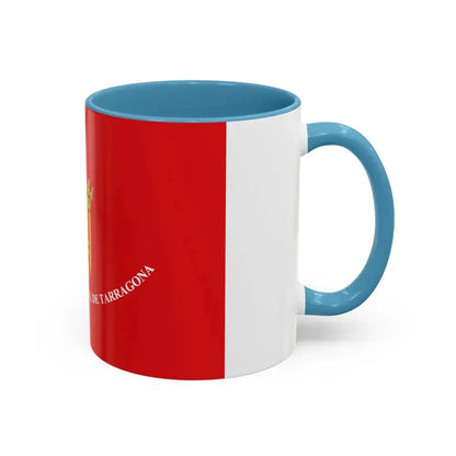 Flag of Tarragona Spain - Accent Coffee Mug - Go Mug Yourself