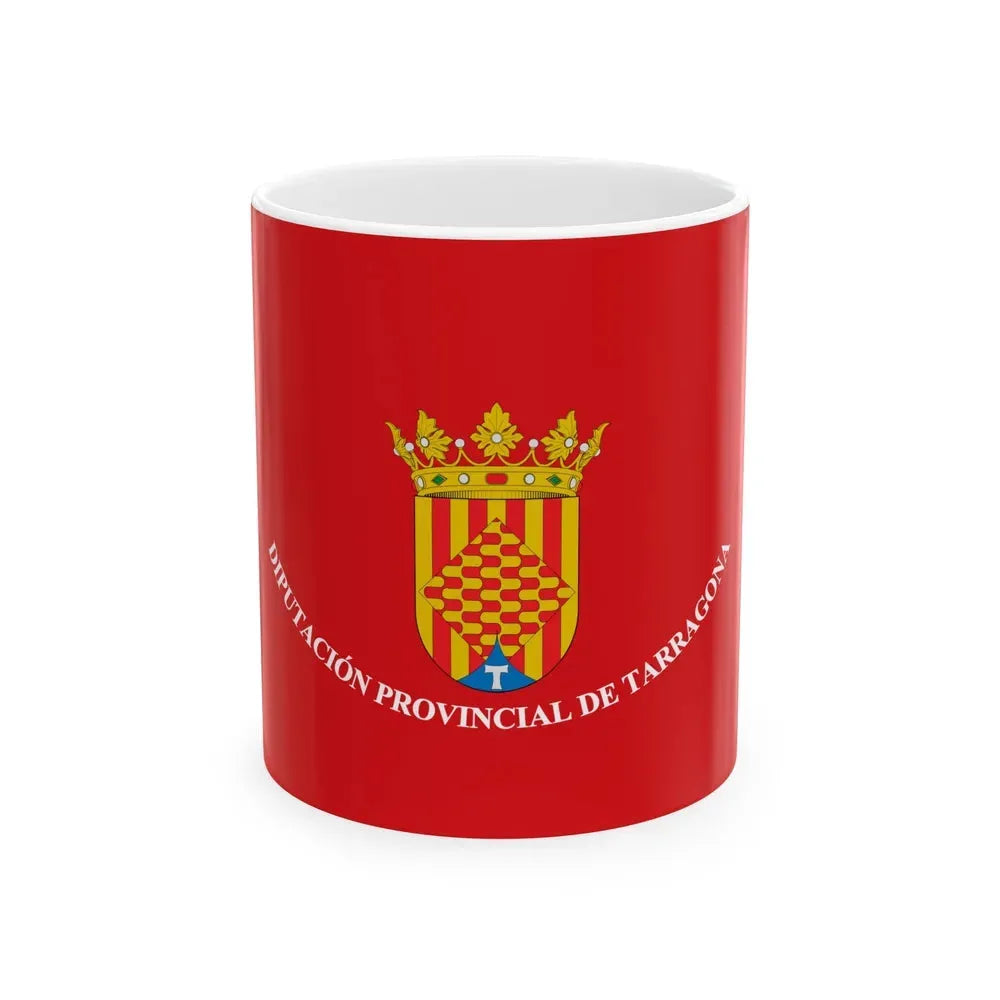 Flag of Tarragona Spain - White Coffee Mug 11oz - Go Mug Yourself
