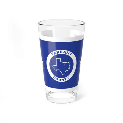 Flag of Tarrant County Texas (United States) Pint Glass 16oz 16oz - Go Mug Yourself