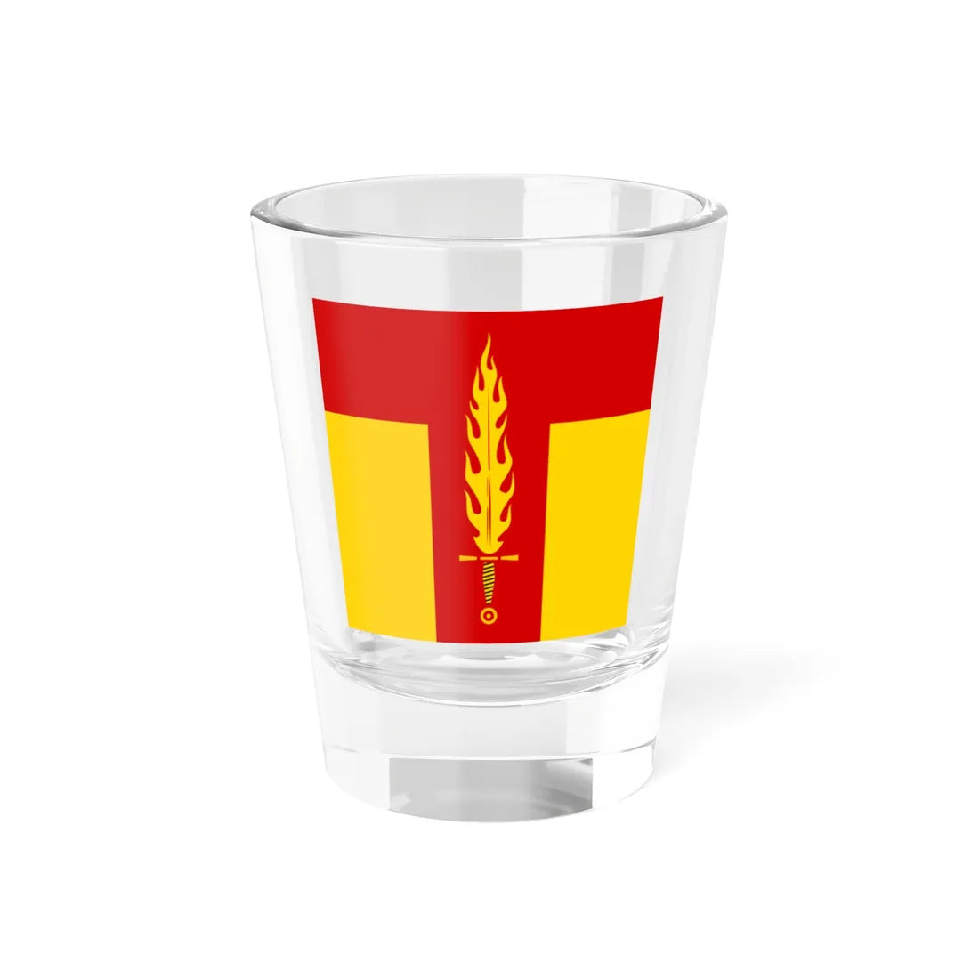 Flag of Tartakiv (Ukraine) Shot Glass 1.5oz 1.5oz - Go Mug Yourself