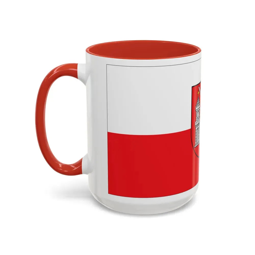 Flag of Tartu Estonia - Accent Coffee Mug - Go Mug Yourself