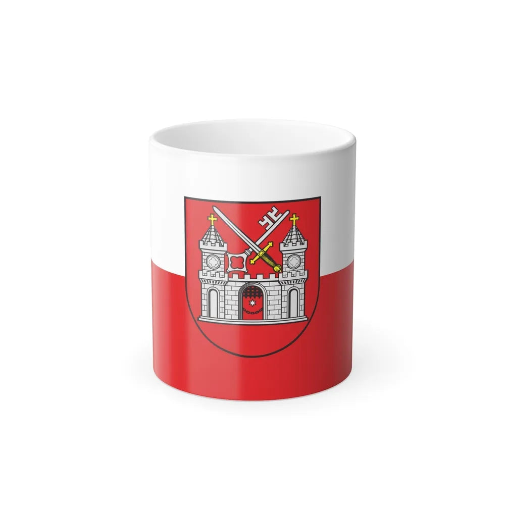 Flag of Tartu Estonia - Color Changing Coffee Mug-11oz-Go Mug Yourself