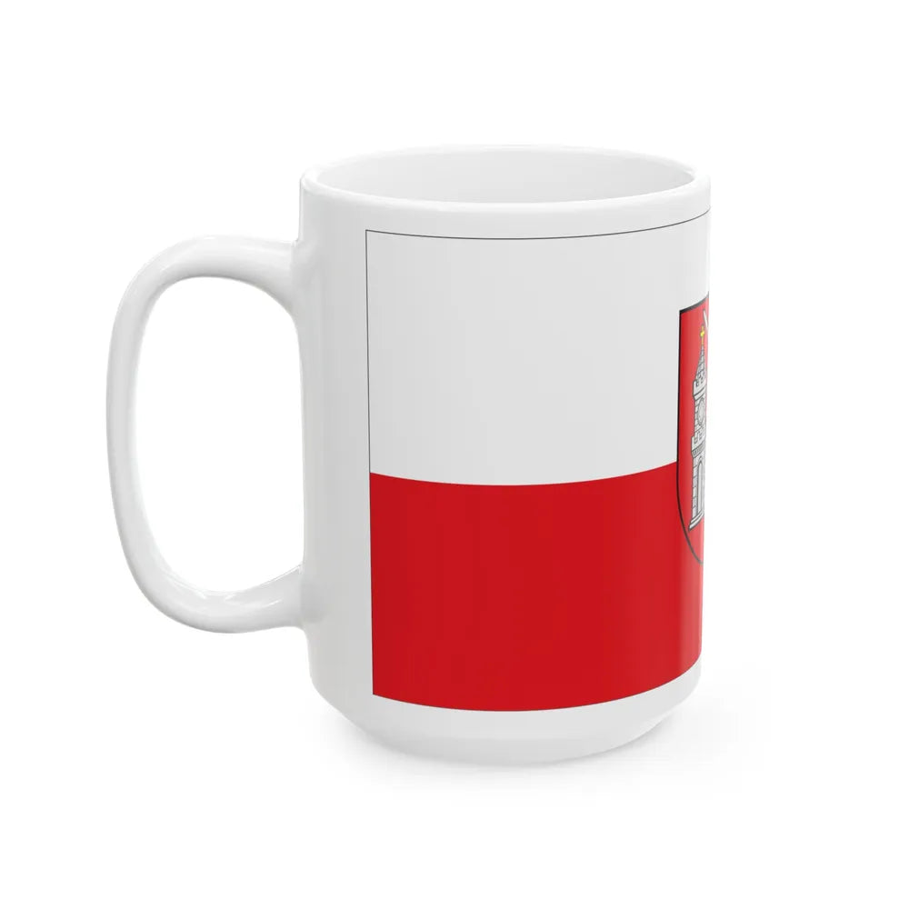 Flag of Tartu Estonia - White Coffee Mug-Go Mug Yourself