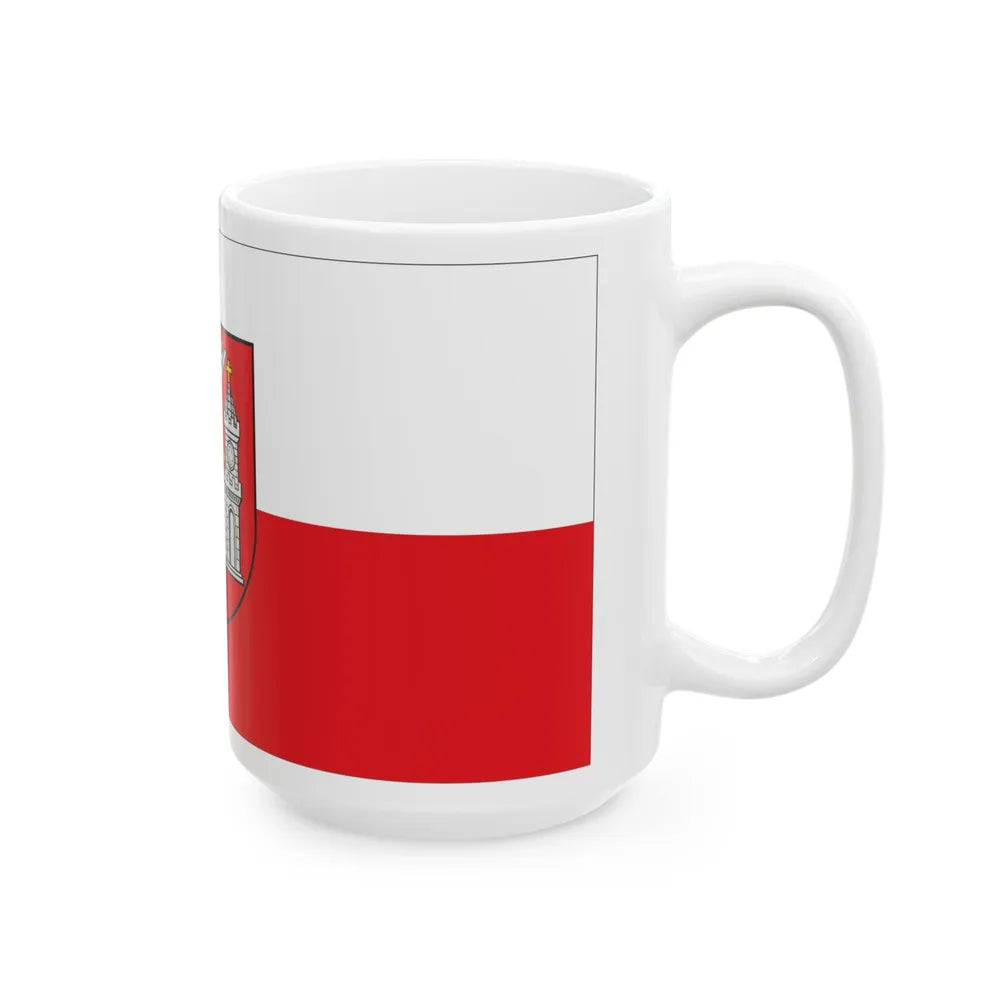 Flag of Tartu Estonia - White Coffee Mug-Go Mug Yourself