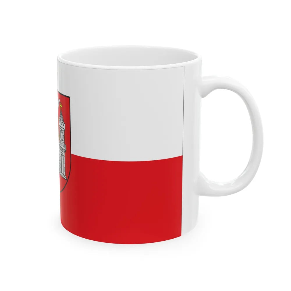 Flag of Tartu Estonia - White Coffee Mug-Go Mug Yourself