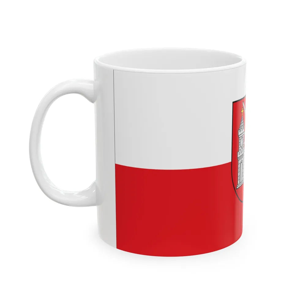 Flag of Tartu Estonia - White Coffee Mug-Go Mug Yourself