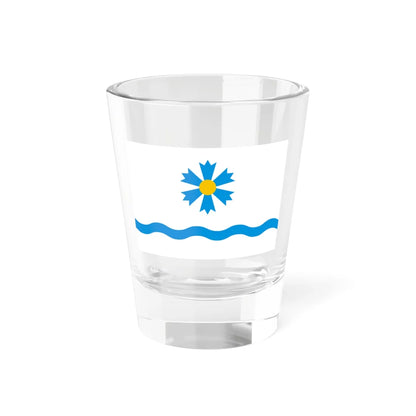 Flag of Tartu Parish (Estonia) Shot Glass 1.5oz 1.5oz - Go Mug Yourself