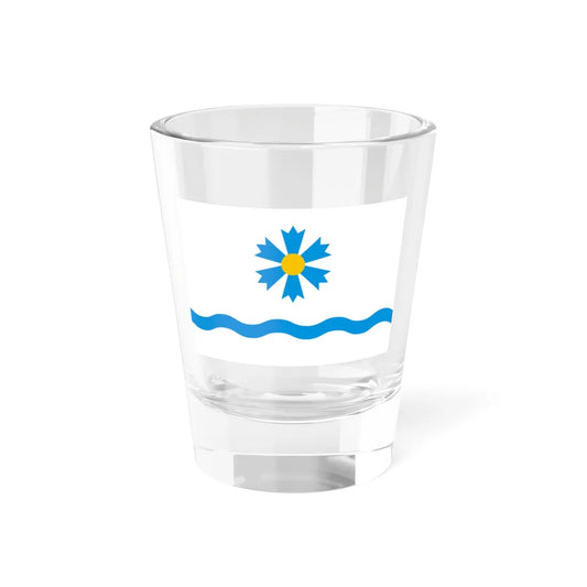 Flag of Tartu Parish (Estonia) Shot Glass 1.5oz 1.5oz - Go Mug Yourself