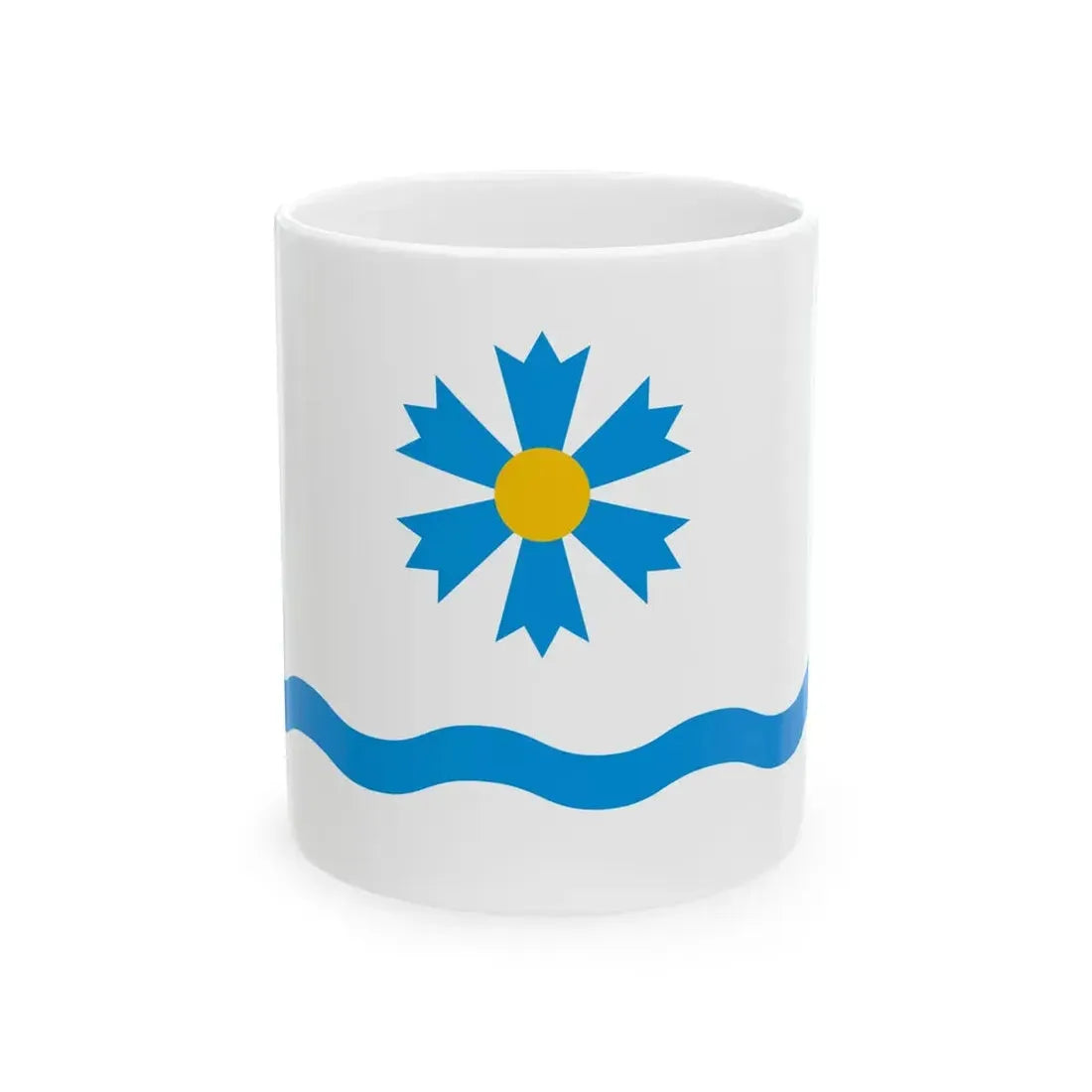 Flag of Tartu Parish (Estonia) White Coffee Mug 11oz - Go Mug Yourself