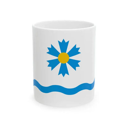 Flag of Tartu Parish (Estonia) White Coffee Mug 11oz - Go Mug Yourself