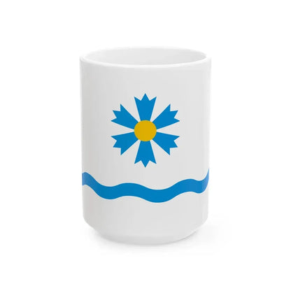 Flag of Tartu Parish (Estonia) White Coffee Mug 15oz - Go Mug Yourself